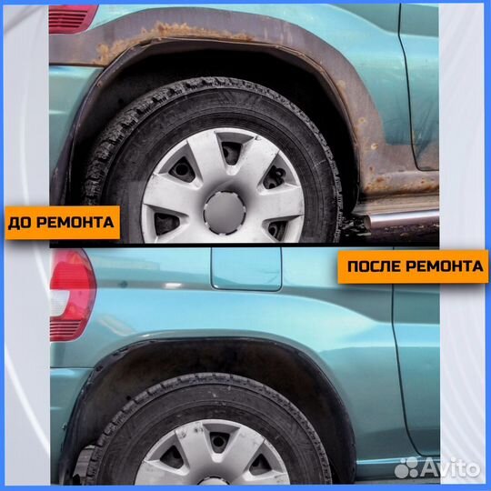 Арки ремонтные Kia Picanto 1 и др