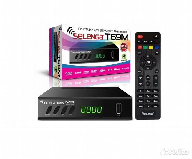 Цифровая тв приставка Selenga T69M DVB-C/T2