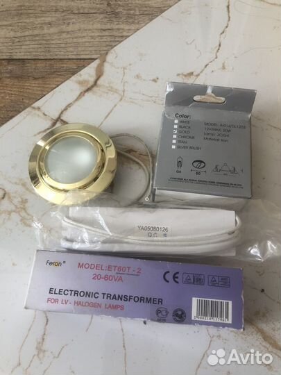 Электронный трансформатор и 2 лампы