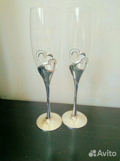 Свадебные бокалы фужеры