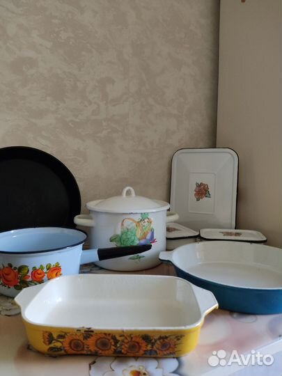 Эмалированная посуда СССР