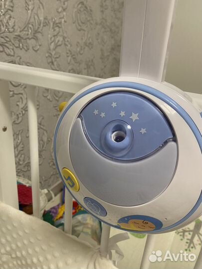 Детская кроватка трансформер с маятником