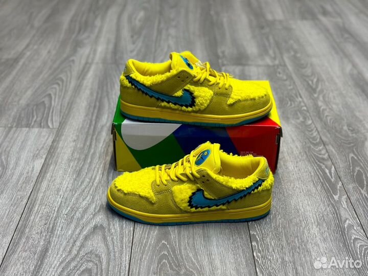 Кроссовки Nike SB Dunk Low Grateful Dead Yellow