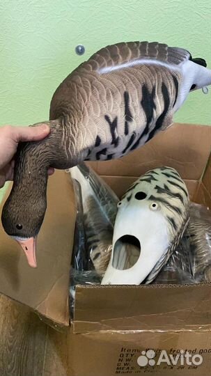 Чучела гусей белолобика объемные oscar decoys