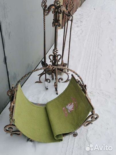 Кованый каминный набор