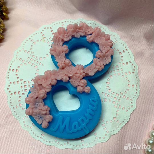 Мыло ручной работы 8 марта