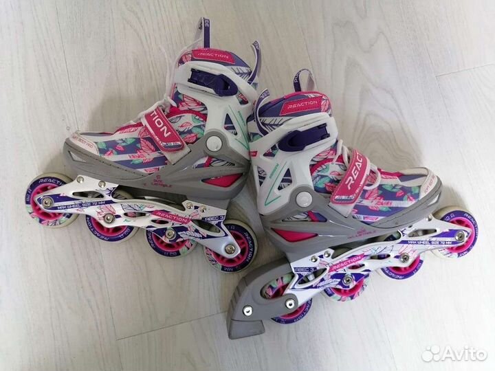 Роликовые коньки детские 31-35 размер + Защита