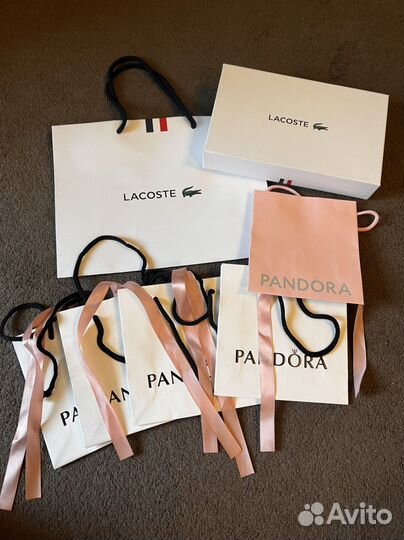 Пакеты и коробки Pandora