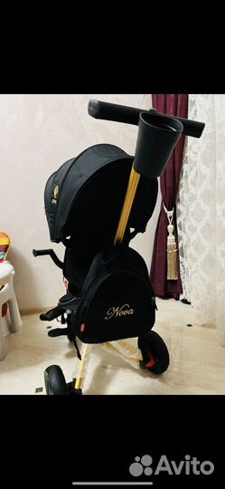 Детский трехколесный велосипед складной бу