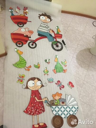 Наклейки, украшения интертерные на стену