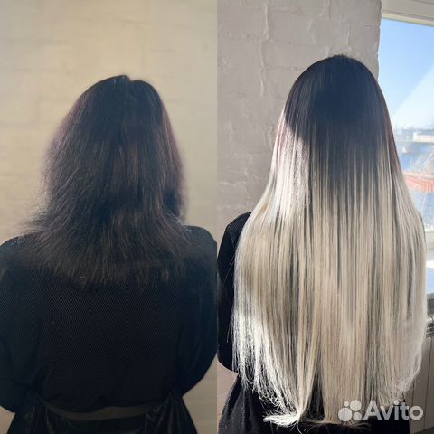 Наращивание волос/коррекция. Волосы в наличии