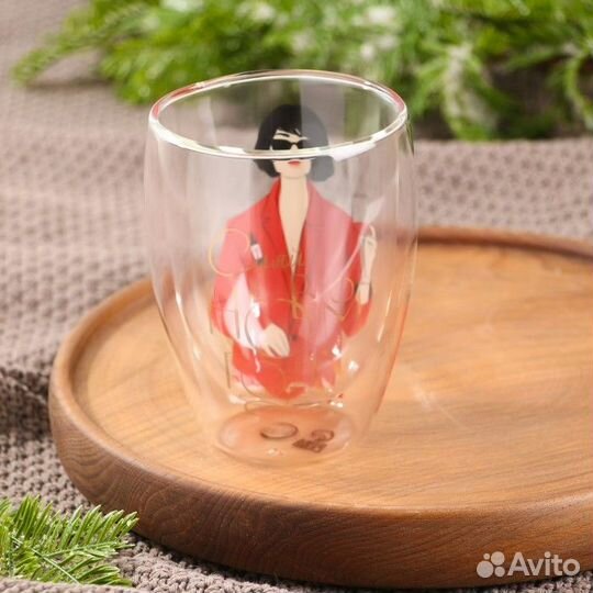 Стакан с двойными стенками 