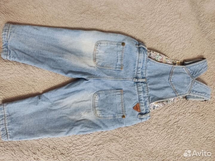 Комбинезон джинсовый, р-р 80