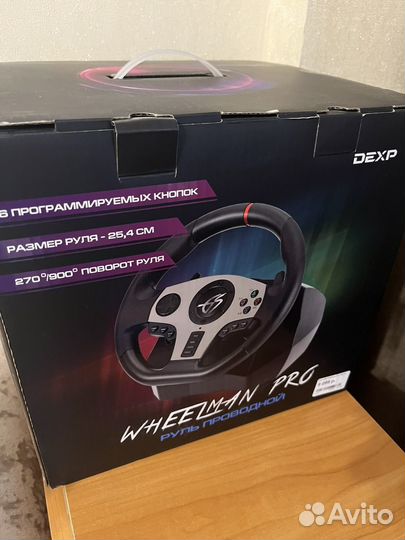 Руль dexp Wheelman Pro Черный