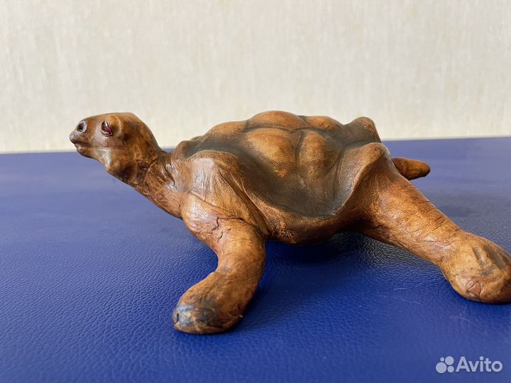 Черепашка интерьерная, натуральная кожа