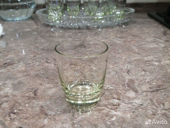 Стопки цветное стекло СССР