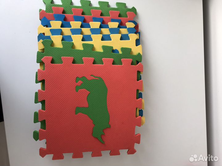 Детский коврик для ползания пазл