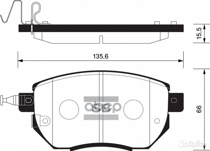 Колодки тормозные передние sangsin brake SP2107