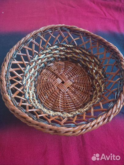 Корзинки плетёные декоративные