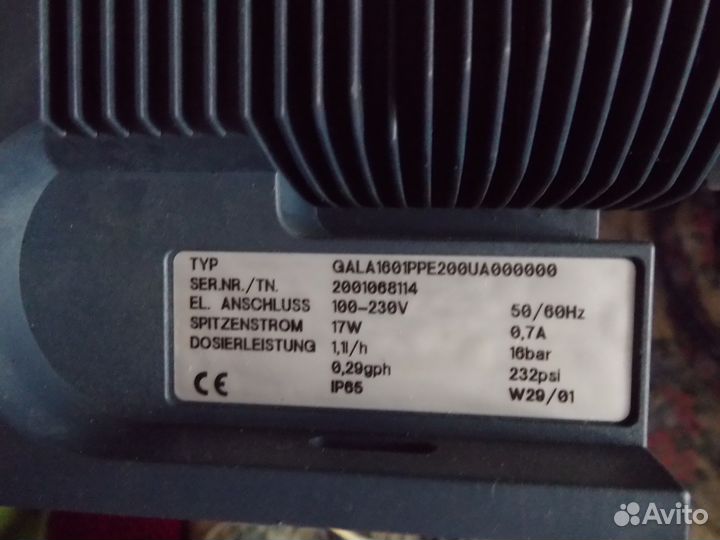 Импульсный насос ProMinent gamma/L 1.1l/h 16bar