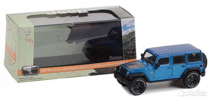 Jeep Wrangler 5дв. (Greenlight 1:43)