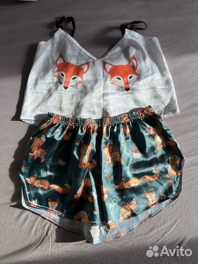 Пижама с лисами