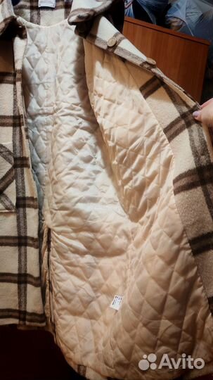 Пальто женское демисезонное длинное стеганое