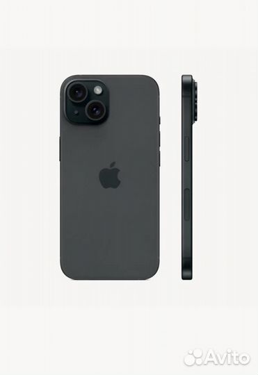 iPhone 15 plus 256 гб, черный, dual esim