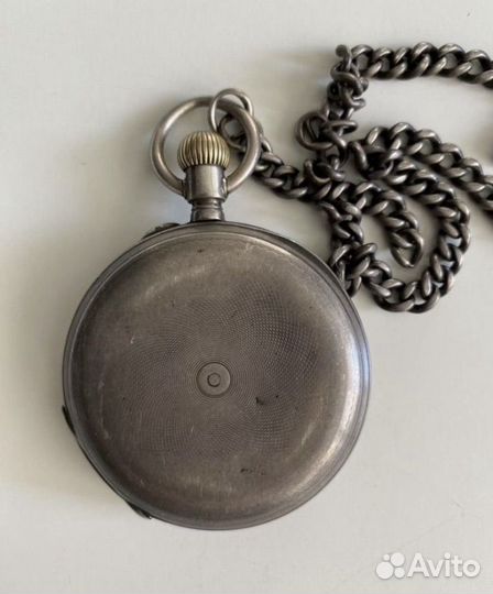 Часы карманные Hy Moser & Ce серебро