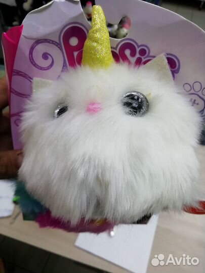 Интерактивная игрушка белый Котенок Pomsies арт 88