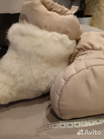 Пинетки зимние, унисекс на овчине