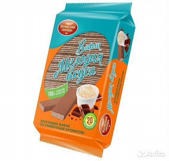 Вафли Волжский Пекарь Мелодия Вкуса 220г