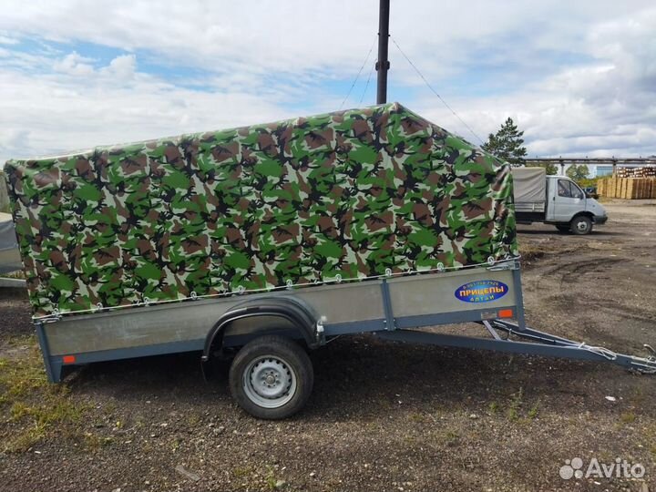 Прицеп легковой для снегохода, техники, грузов