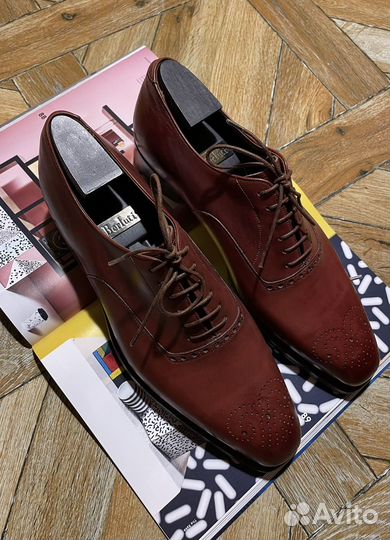 Оксфорды kiton 41.5 silvano lattanzi