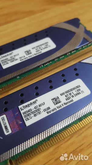 Оперативная память ddr3 8 gb HyperX