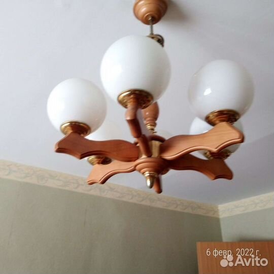 Люстра потолочная бу