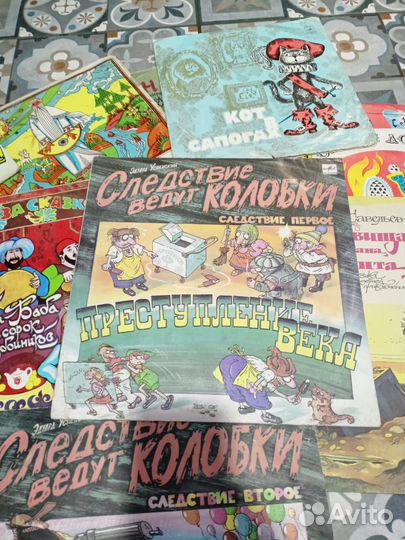 Пластинки СССР сказки