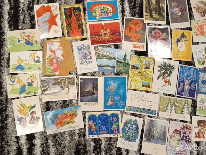 Чистейшие советские открытки коллекция