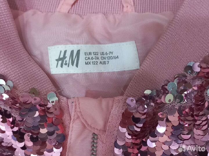 Пиджак в пайетках для девочки