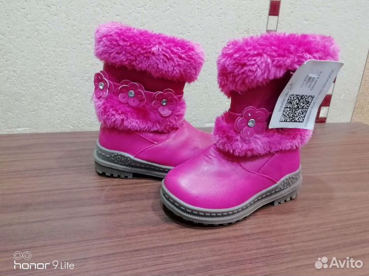 Сапожки зимние для девочки