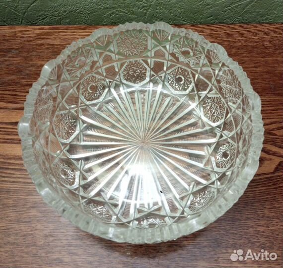 Хрустальный салатник СССР