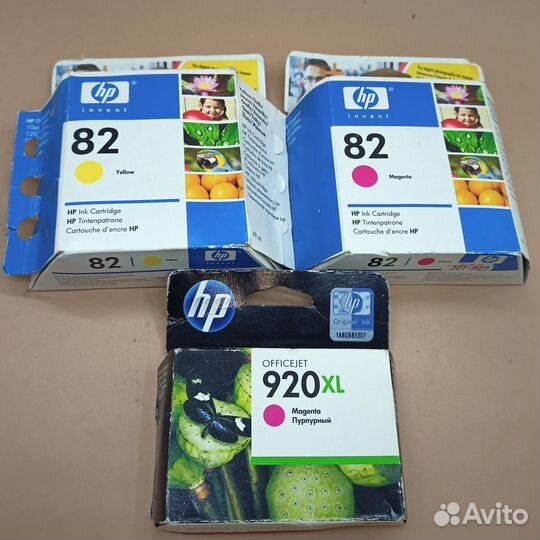 Оригинальные картридж HP920XL HP82 (C4913A), (C491
