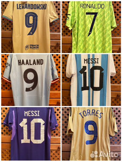 Футбольные футболки клубов и сборных