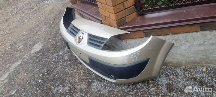 Передний бампер на renault megane 2 бу. рестайлинг
