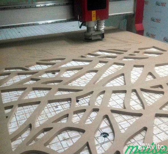 Фрезерная резка на станке с чпу