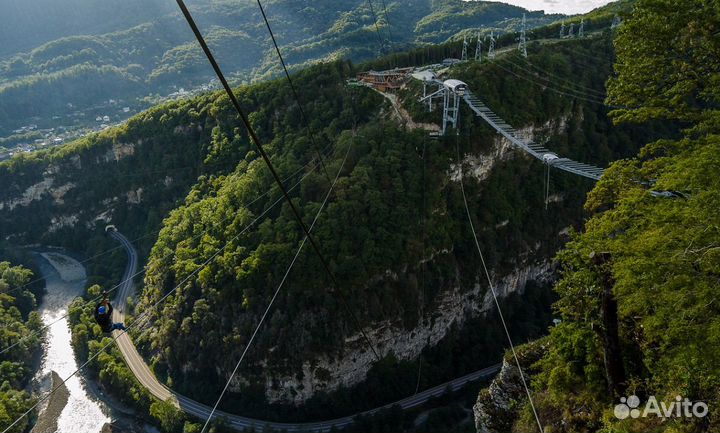 Закат в горах Красная Поляна экскурсия