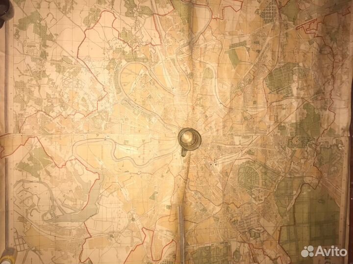 Карта Москвы 1946 оригинал