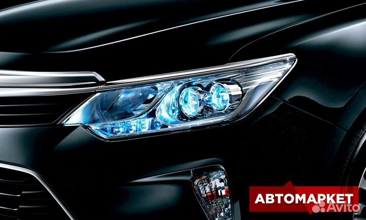 Фары передние на Camry v55 Двухлинзовые