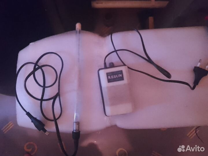 Компрессор и обогреватель для аквариума