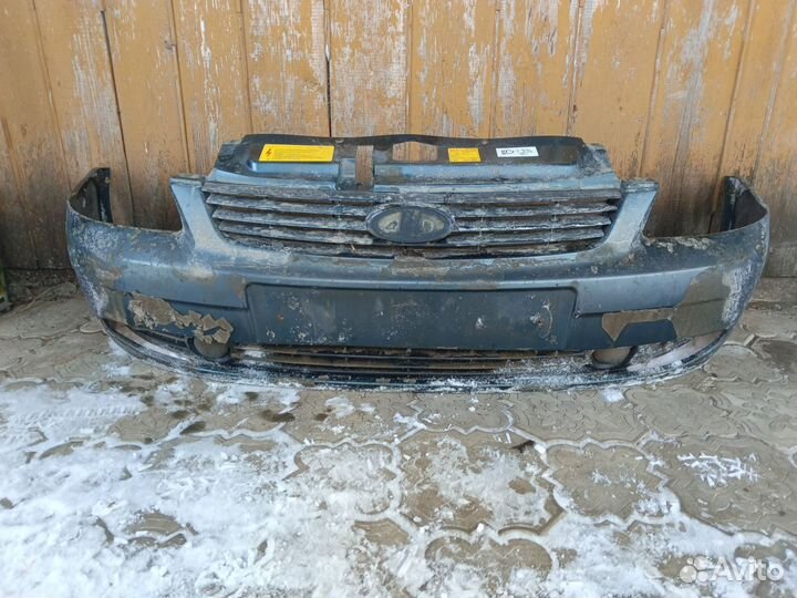 Бампер приора 1